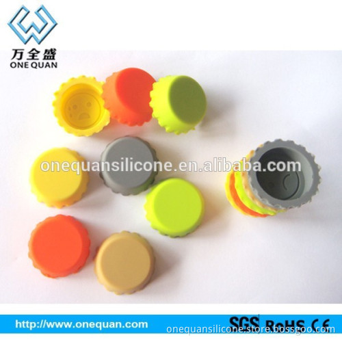 2*1cm wine stoppers wine preserver custom silicon protect beer cap